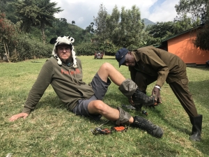 Climbing Rwenzori Mountains