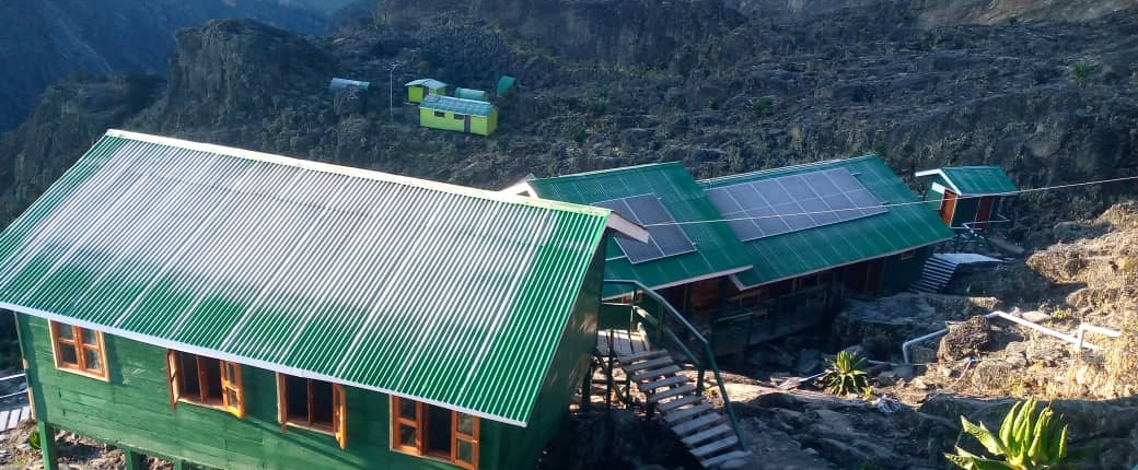 Kitandara Camp-where to stay in Central circuit trail Rwenzori Mountains National Park trekking routes
