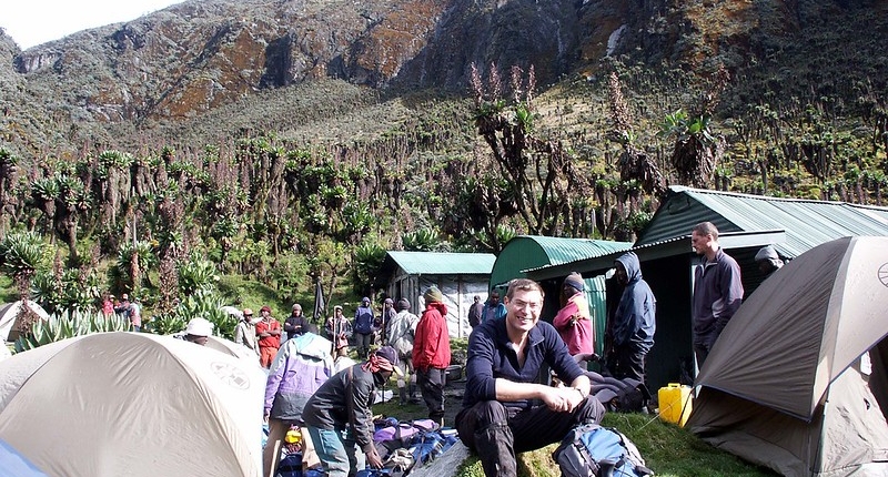 5 Day Rwenzori Trekking climbing, hiking to Bujuku Camp Rwenzori Mountains National Park