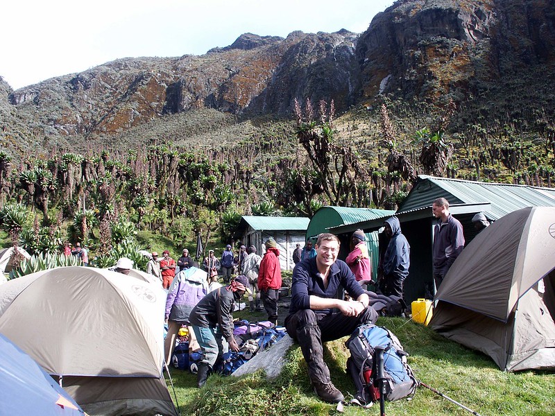 5 Day Rwenzori Trekking climbing, hiking to Bujuku Camp Rwenzori Mountains National Park