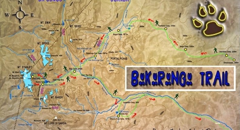 8 days Rwenzori Trekking To Margherita Peak via Bukurungu Trail