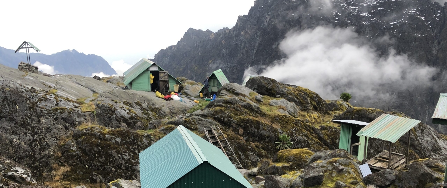 Elena hut of Rwenzori Mountains Central Circuit Trail-where to stay