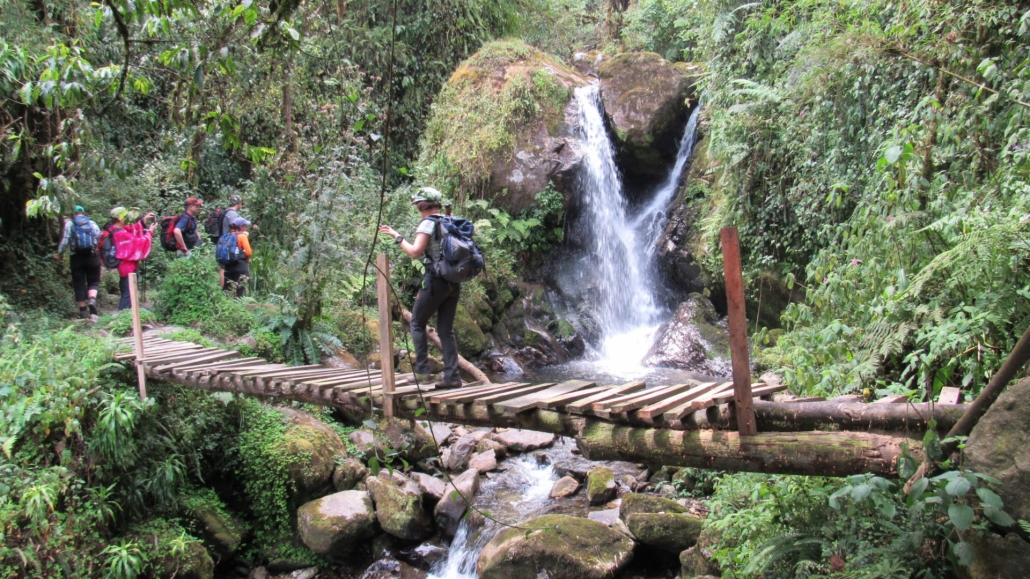 Enock's Falls on a 1 Day kilembe Trail Trek
